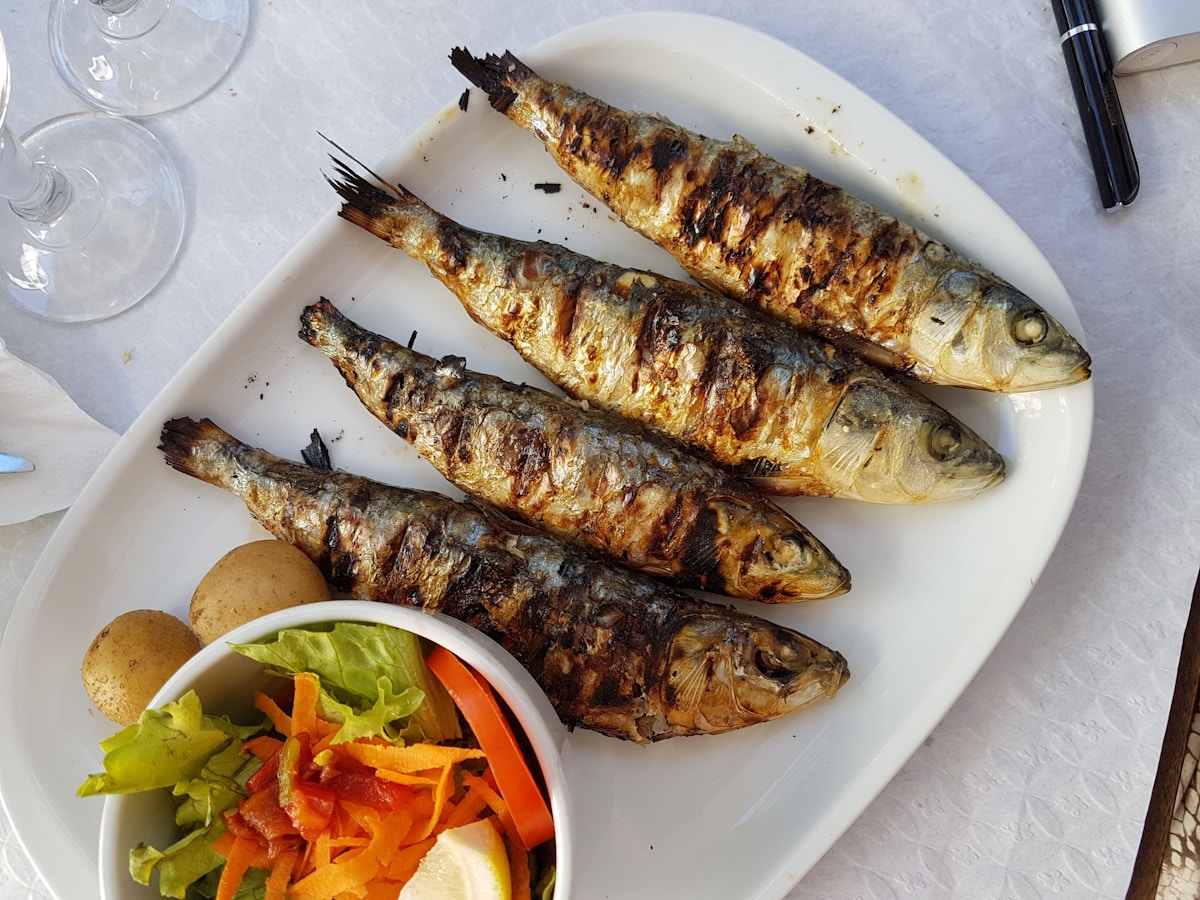 Traditional Portuguese dishes served at a Braga restaurant